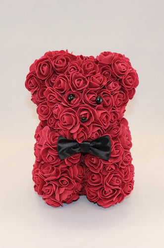 The Roseland Company Red Teddy Bear with Bow