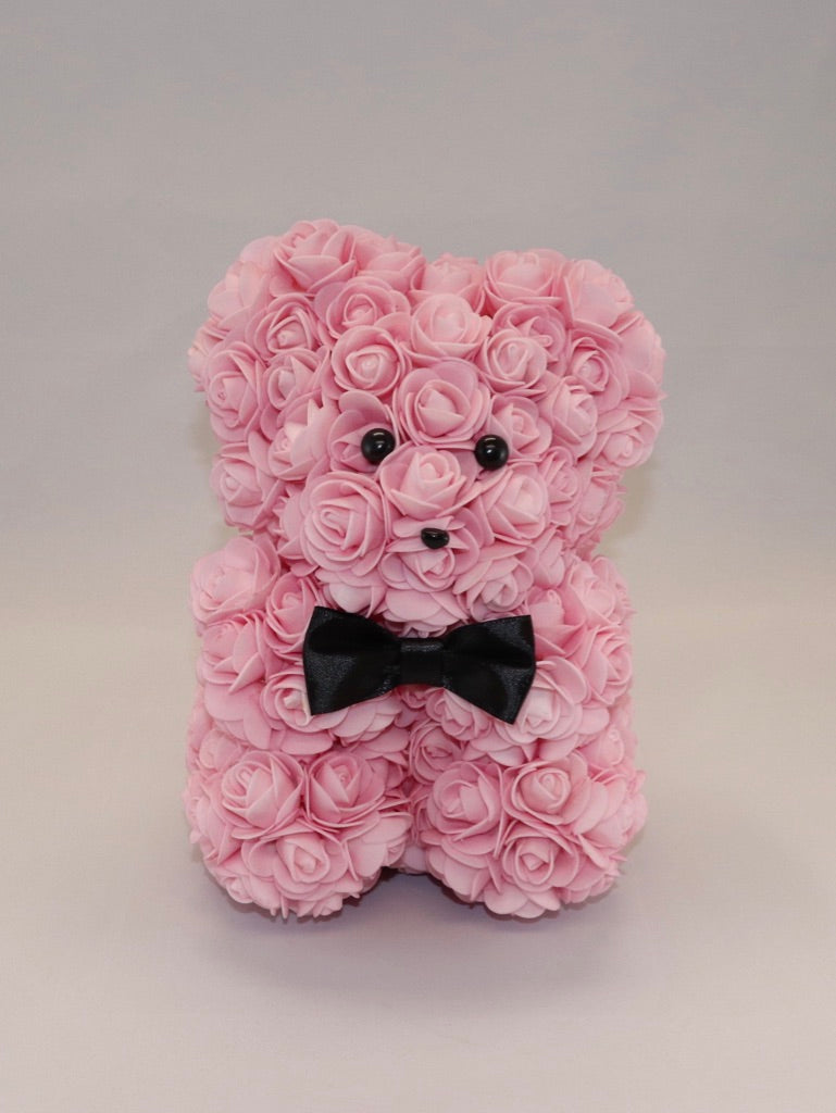 The Roseland Company Pink Teddy Bear with Bow